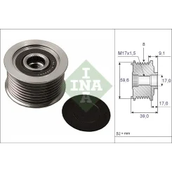 Generátor Szabadonfutó - Schaeffler INA (535004910)