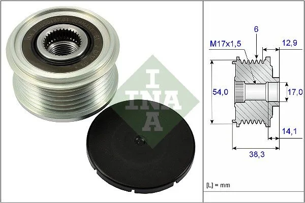 Generátor Szabadonfutó - Schaeffler INA (535026410)