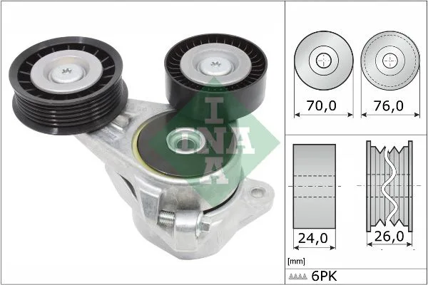 Feszítőkar, Hosszbordás Szíj - Schaeffler INA (534030910)