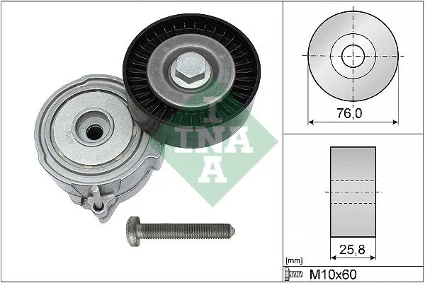 Feszítőkar, Hosszbordás Szíj - Schaeffler INA (534037510)