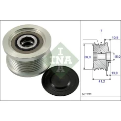Generátor Szabadonfutó - Schaeffler INA (535017310)
