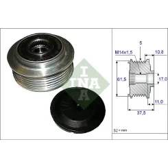 Generátor Szabadonfutó - Schaeffler INA (535010710)