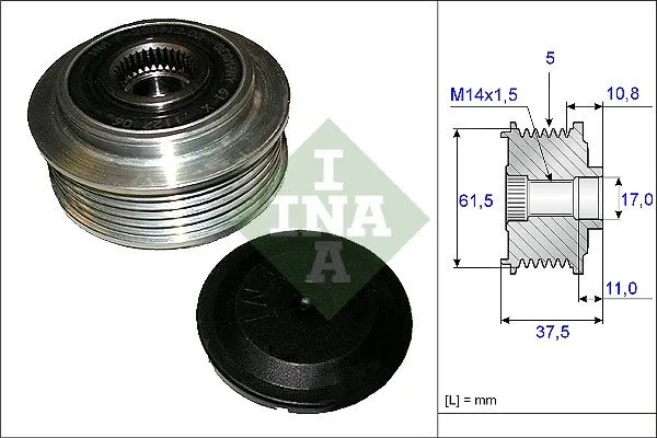 Generátor Szabadonfutó - Schaeffler INA (535010710)