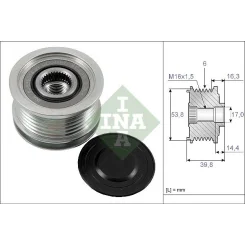 Generátor Szabadonfutó - Schaeffler INA (535017010)
