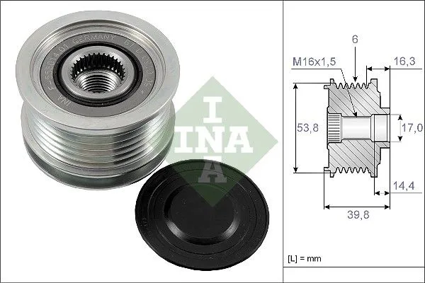 Generátor Szabadonfutó - Schaeffler INA (535017010)