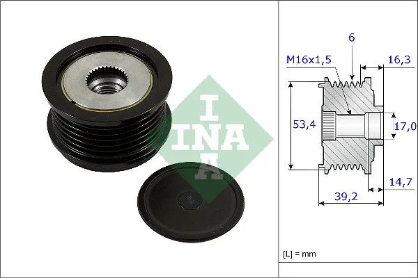 Generátor Szabadonfutó - Schaeffler INA (535023610)