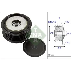 Generátor Szabadonfutó - Schaeffler INA (535024810)
