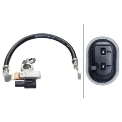 Érzékelő, Akkumulátor Management - HELLA (6PK012835-911)