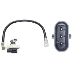 Érzékelő, Akkumulátor Management - HELLA (6PK010562-941)
