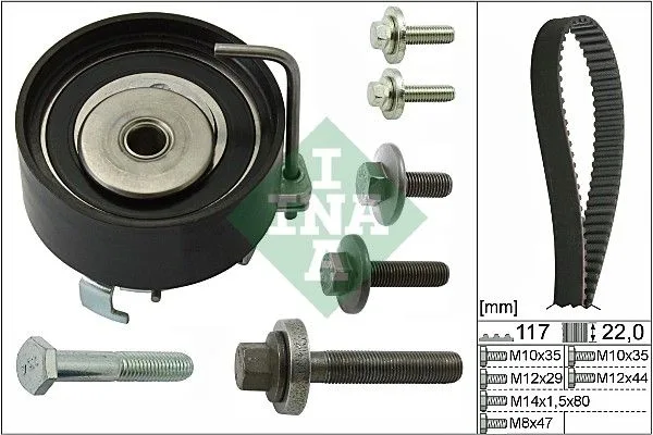 Fogasszíj Készlet - Schaeffler INA (530049510)