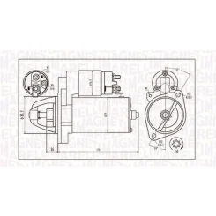 Önindító - MAGNETI MARELLI (MQS1202)