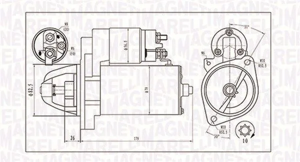 Önindító - MAGNETI MARELLI (MQS1202)