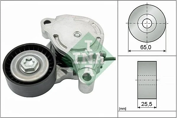 Feszítőkar, Hosszbordás Szíj - Schaeffler INA (534057110)