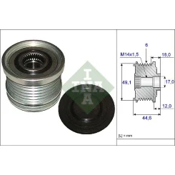 Generátor Szabadonfutó - Schaeffler INA (535018210)