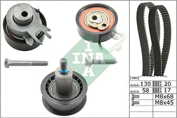 Fogasszíj Készlet - Schaeffler INA (530053810)