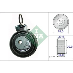 Feszítő, Fogasszíj - Schaeffler INA (531053210)