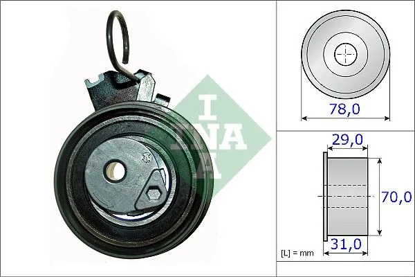 Feszítő, Fogasszíj - Schaeffler INA (531053210)