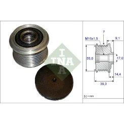 Generátor Szabadonfutó - Schaeffler INA (535014210)