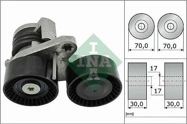 Feszítőkar, Hosszbordás Szíj - Schaeffler INA (534049610)
