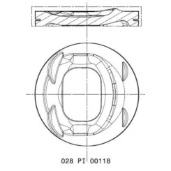 Dugattyú - MAHLE (028PI00118002)