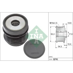 Generátor Szabadonfutó - Schaeffler INA (535034210)