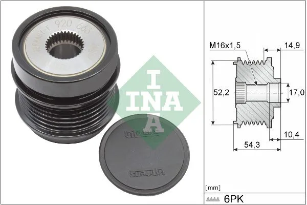 Generátor Szabadonfutó - Schaeffler INA (535034210)