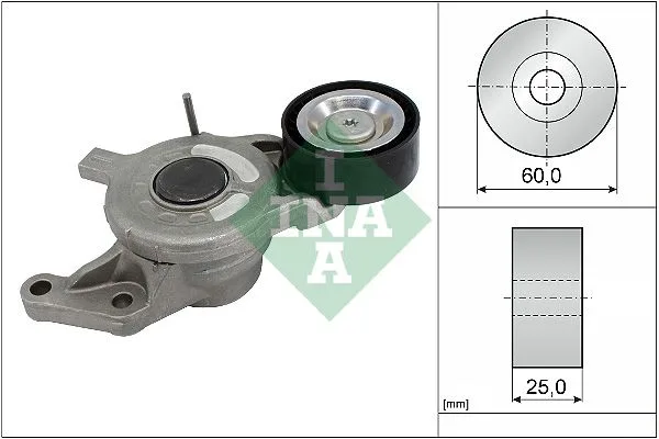 Szíjfeszítő, Hosszbordás Szíj - Schaeffler INA (534065710)