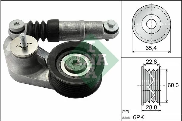 Feszítőkar, Hosszbordás Szíj - Schaeffler INA (534059510)