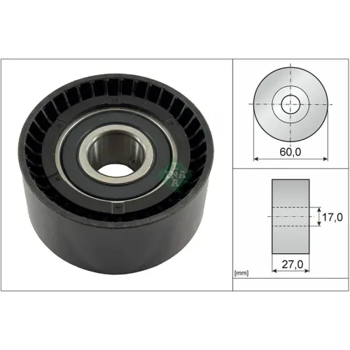 Szíjtárcsa/Vezetőgörgő, Fogasszíj - Schaeffler INA (532074710)