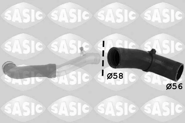 Töltőlevegő Cső - SASIC (3356024)