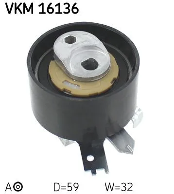 Feszítő, Fogasszíj - SKF (VKM16136)