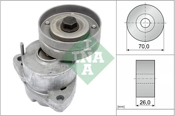 Feszítőkar, Hosszbordás Szíj - Schaeffler INA (534011820)