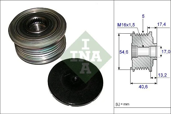 Generátor Szabadonfutó - Schaeffler INA (535010910)