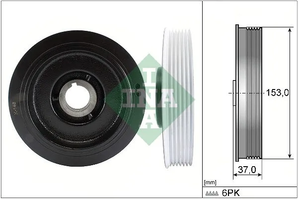 Szíjtárcsa, Főtengely - Schaeffler INA (544005810)