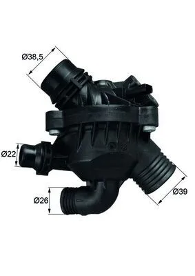 Termosztát, Hűtőfolyadék - MAHLE (TM3097)
