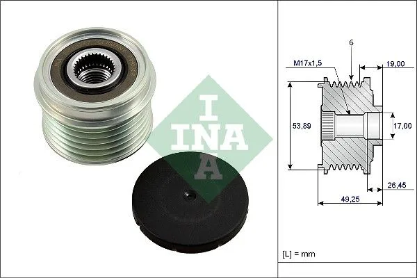 Generátor Szabadonfutó - Schaeffler INA (535023310)