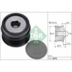 Generátor Szabadonfutó - Schaeffler INA (535028110)