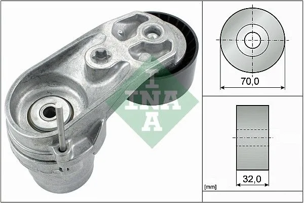 Feszítőkar, Hosszbordás Szíj - Schaeffler INA (534043310)