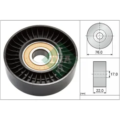 Feszítőgörgő, Hosszbordás Szíj - Schaeffler INA (531067730)