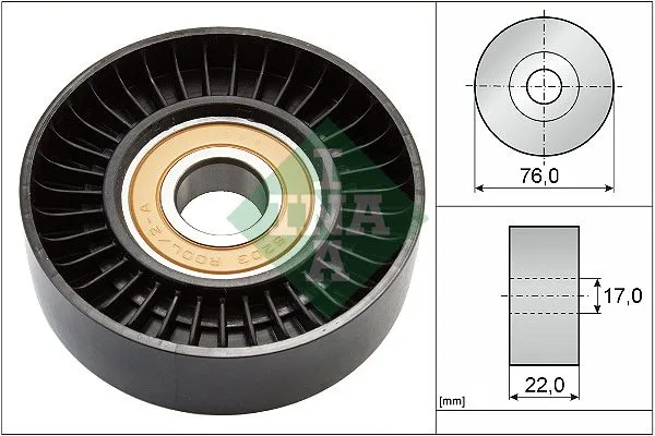 Feszítőgörgő, Hosszbordás Szíj - Schaeffler INA (531067730)
