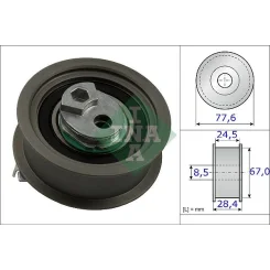 Feszítő, Fogasszíj - Schaeffler INA (531085110)