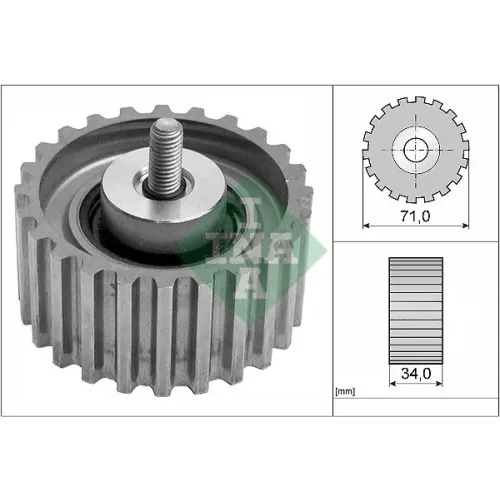 Szíjtárcsa/Vezetőgörgő, Fogasszíj - Schaeffler INA (532044110)