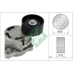 Feszítőkar, Hosszbordás Szíj - Schaeffler INA (534031710)