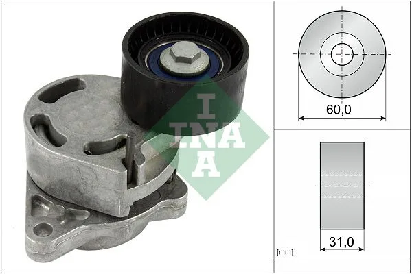 Feszítőkar, Hosszbordás Szíj - Schaeffler INA (534031710)