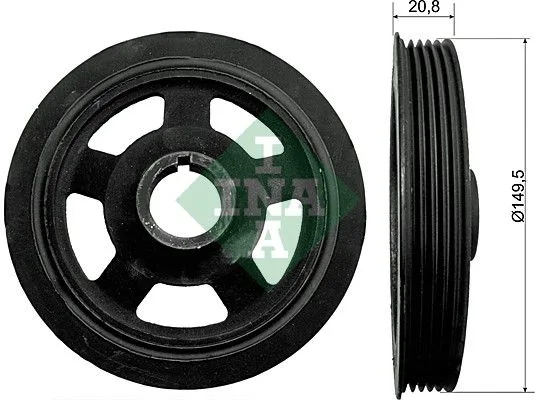 Szíjtárcsa, Főtengely - Schaeffler INA (544009210)