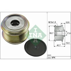 Generátor Szabadonfutó - Schaeffler INA (535027610)