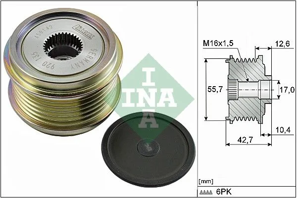 Generátor Szabadonfutó - Schaeffler INA (535027610)