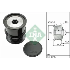 Generátor Szabadonfutó - Schaeffler INA (535028410)