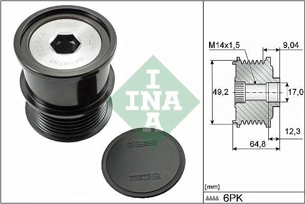 Generátor Szabadonfutó - Schaeffler INA (535028410)