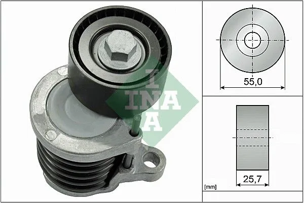Feszítőkar, Hosszbordás Szíj - Schaeffler INA (534059110)